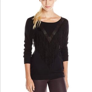 Ella Miss Ravi Pullover Fringe Sweater